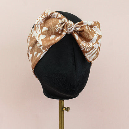 Mushroom Foraging Top Knot Headband - The Sassy Olive