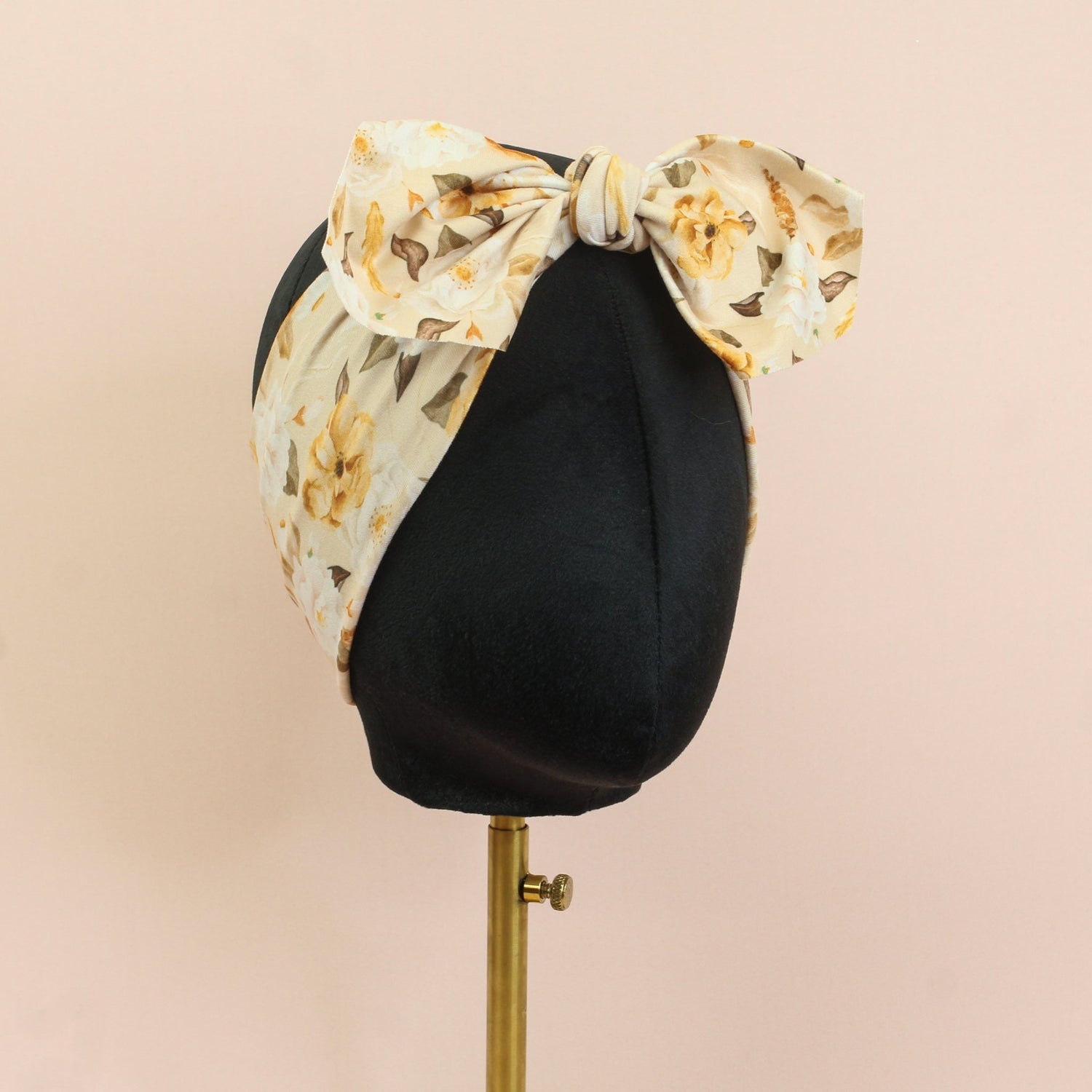 Myrtle Floral Top Knot Headband - The Sassy Olive