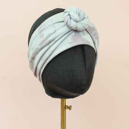 Ocean Gray Wrap Headband - The Sassy Olive