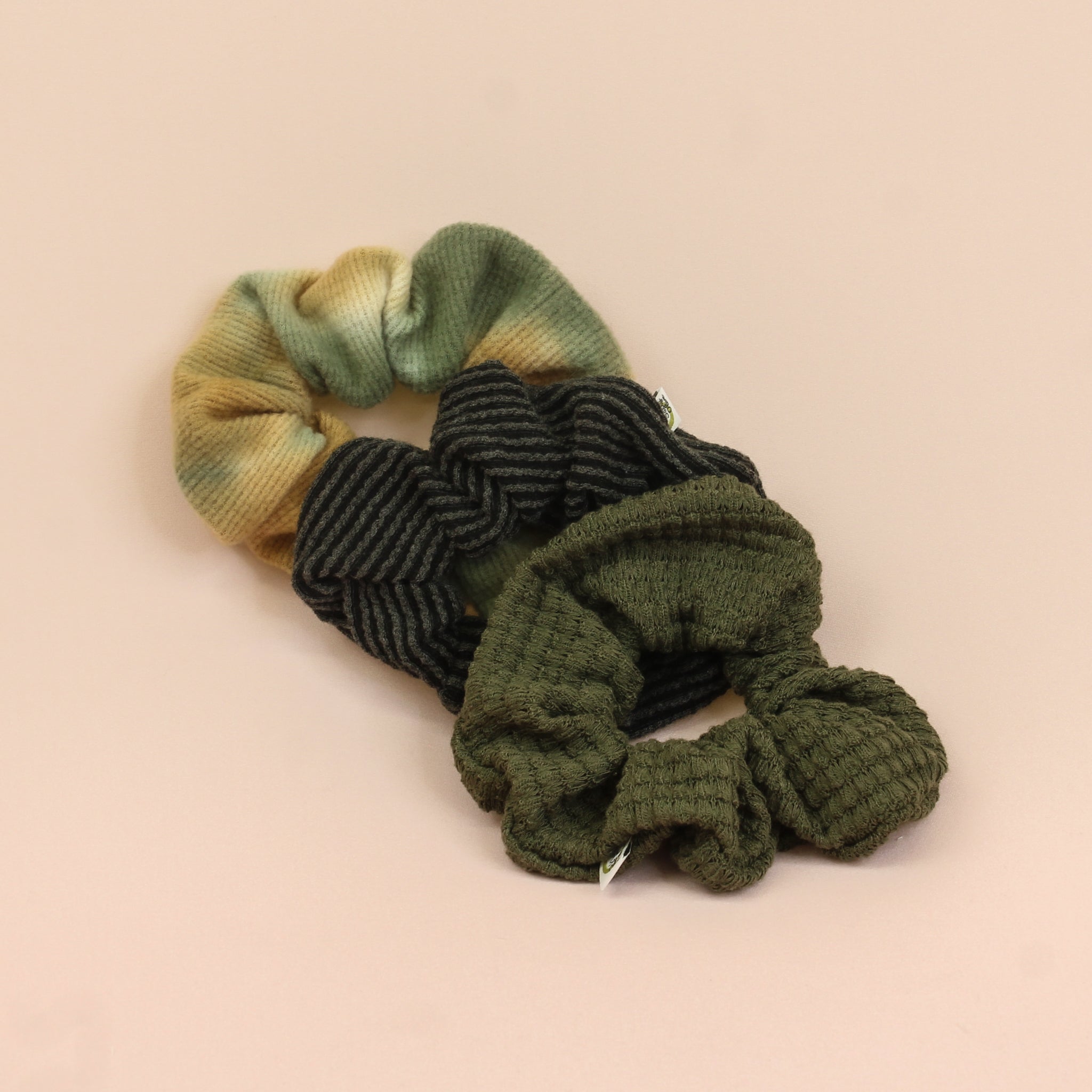 Olive Juice Textured Scrunchie Pack - The Sassy Olive