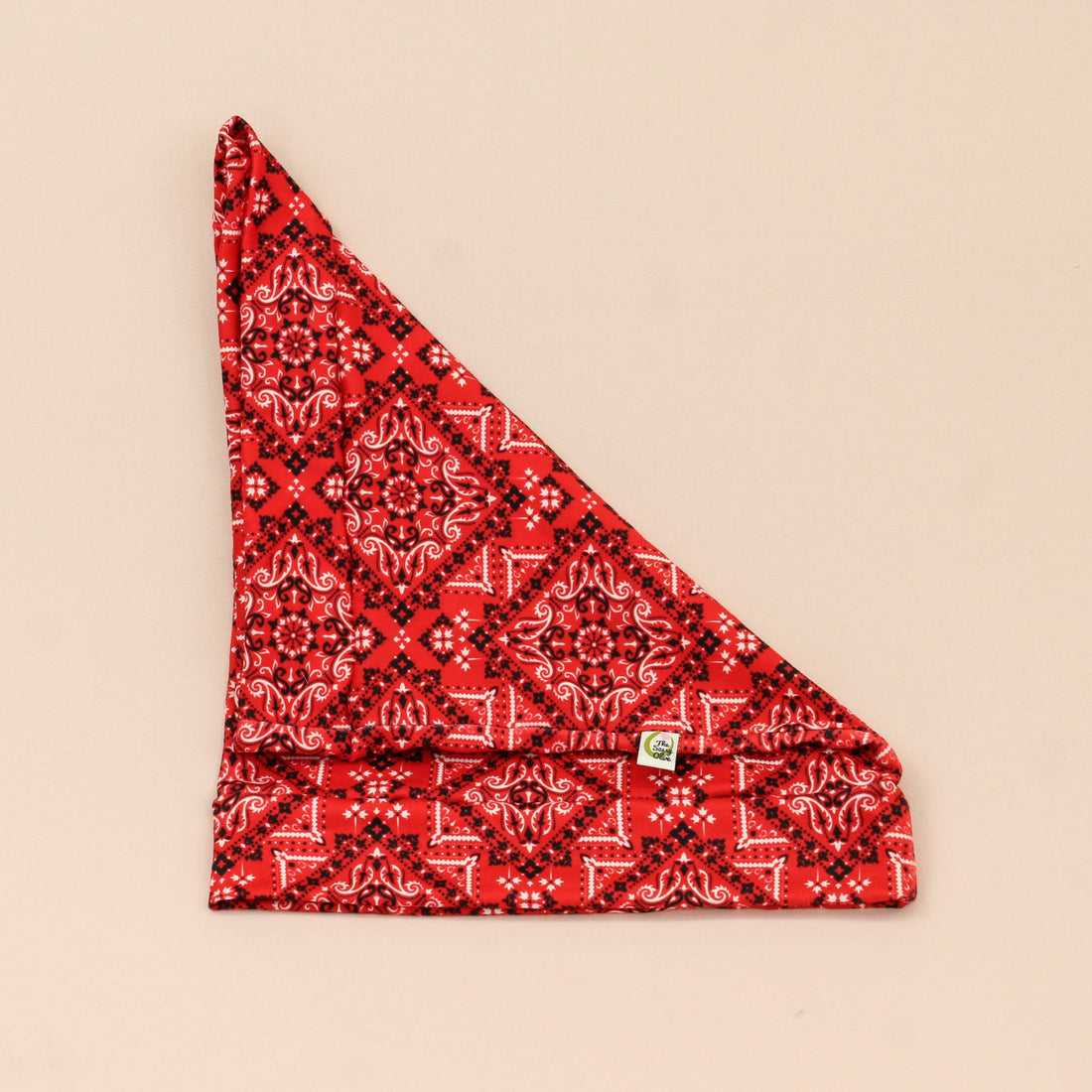 Red Bandana Paisley Boho Buff - The Sassy Olive