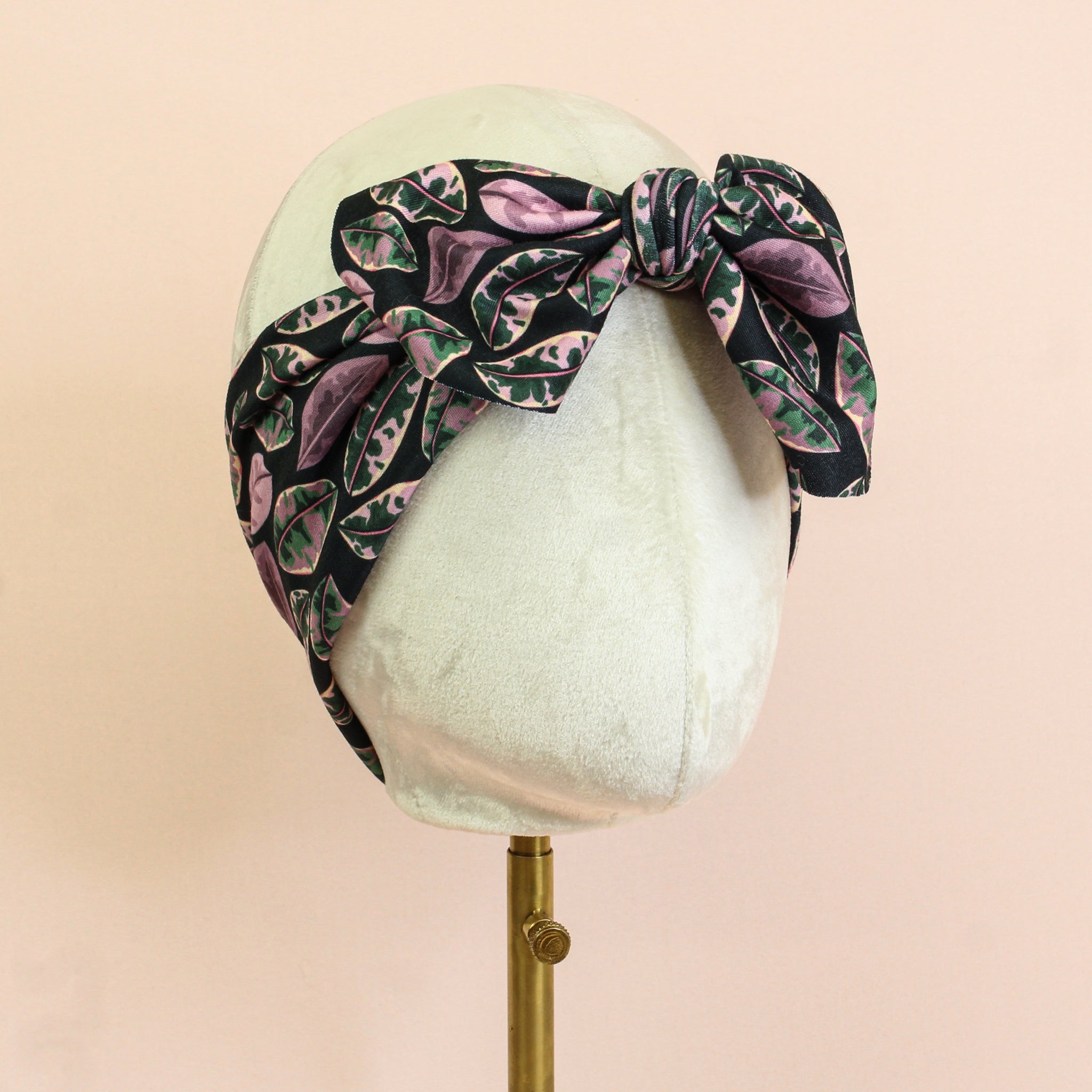 Rubber Plant Top Knot Headband - The Sassy Olive