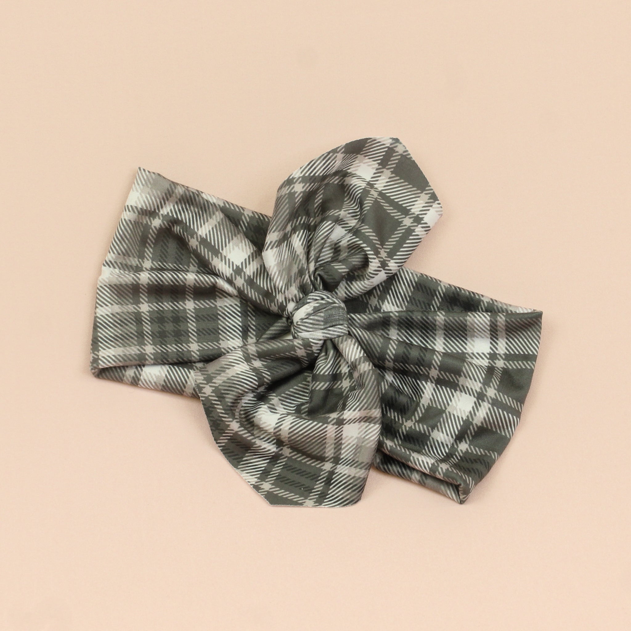 Silas Plaid Top Knot Headband - The Sassy Olive