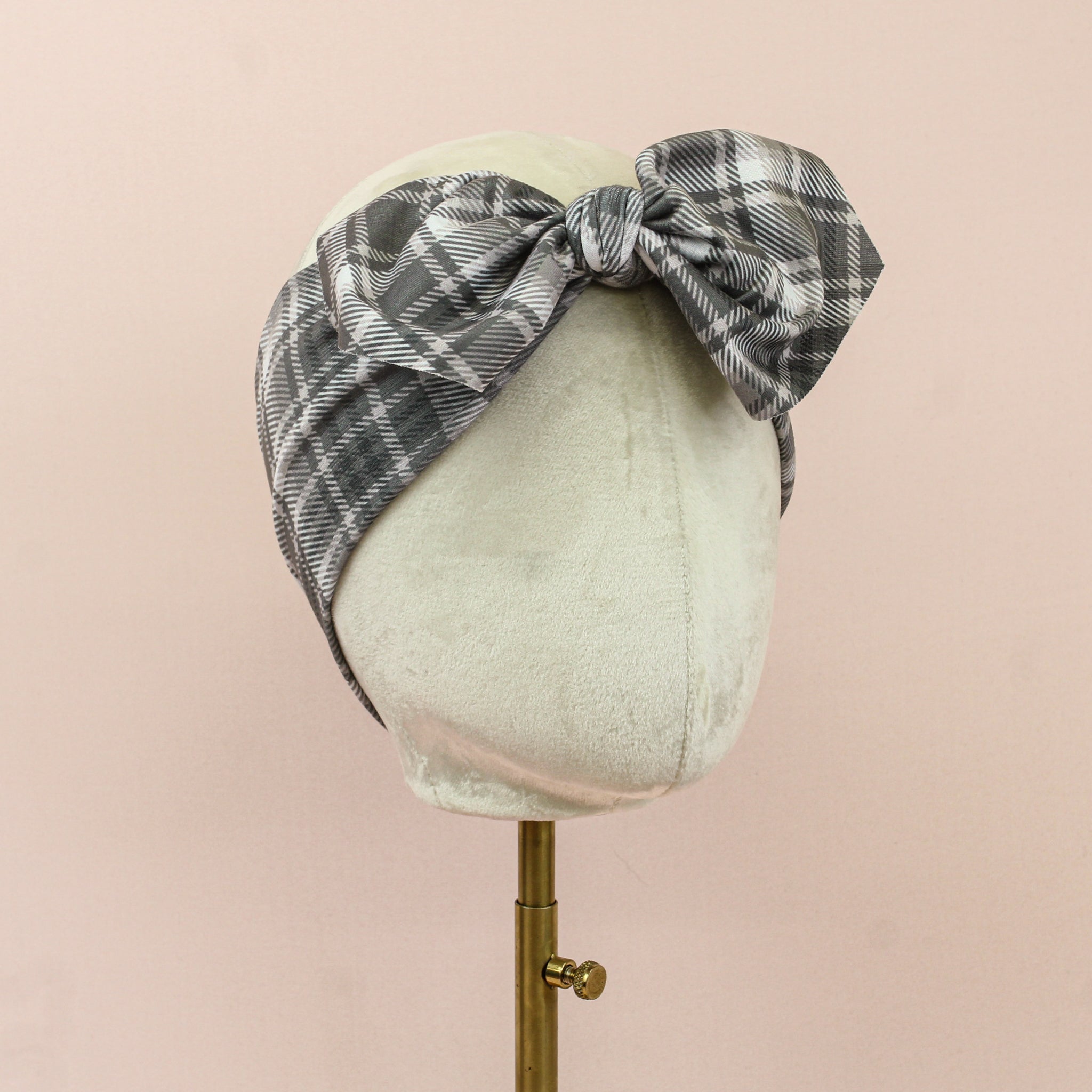 Silas Plaid Top Knot Headband - The Sassy Olive