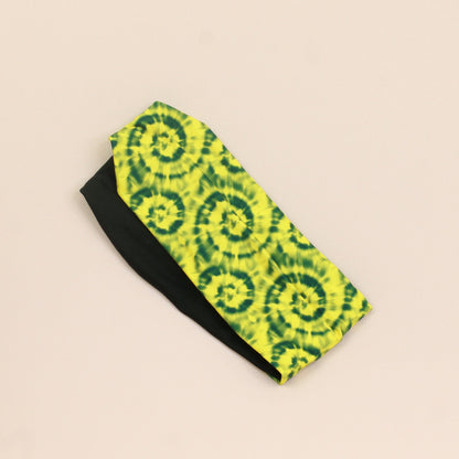 Yellow and Green Twist Headband - The Sassy Olive